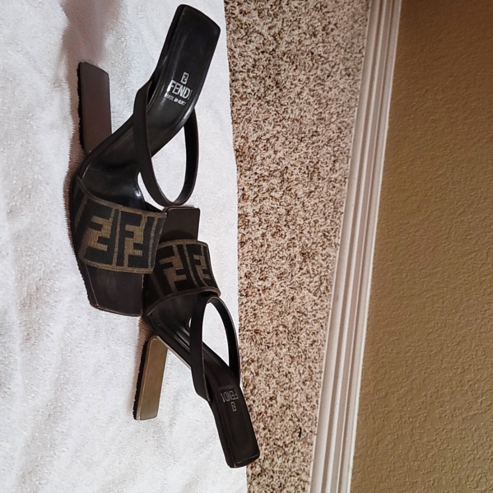 Fendi Slide In Heels